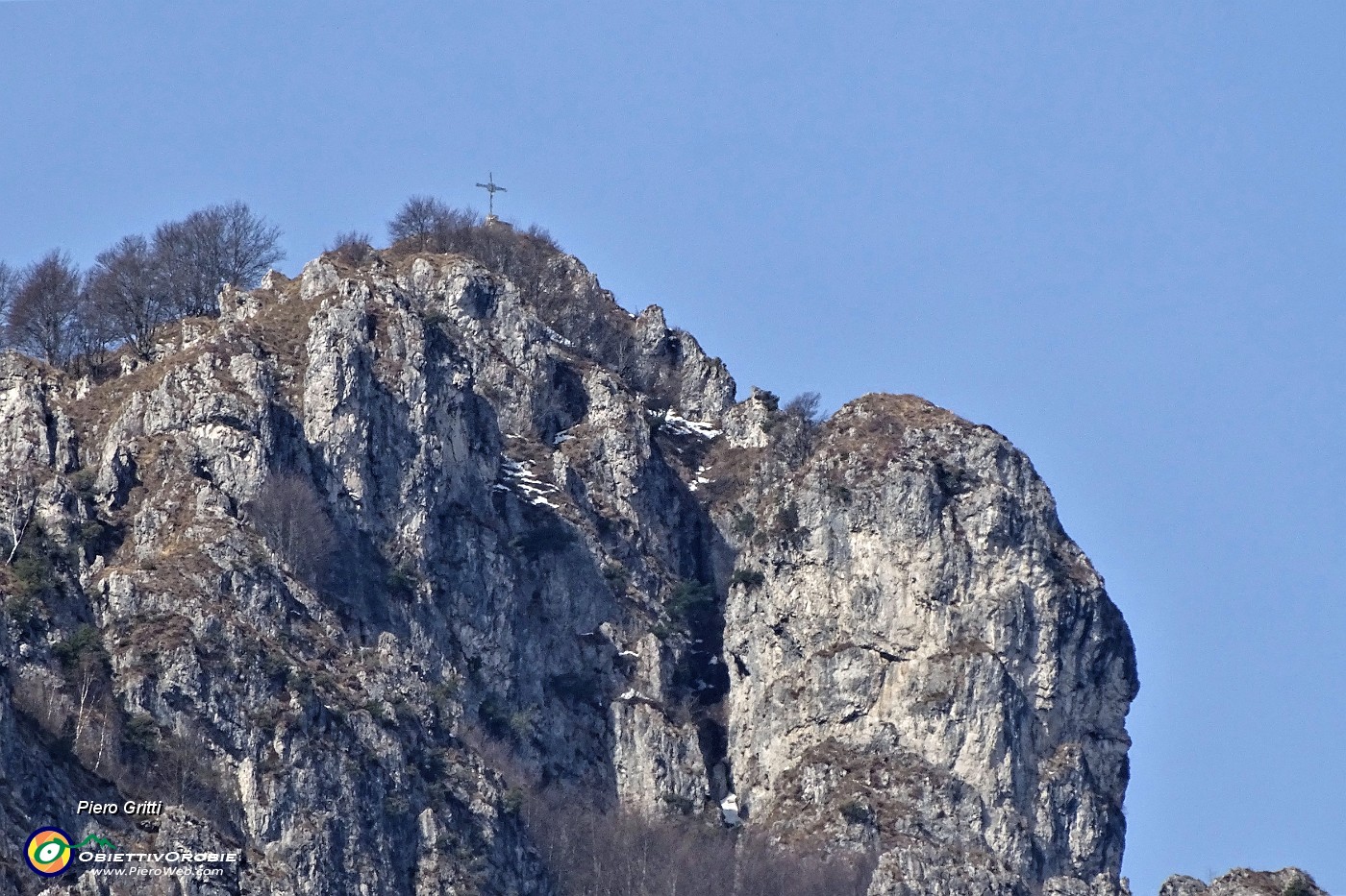 09 Il Pizzo Grande del Sornadello visto alla partenza da Cornalita.JPG